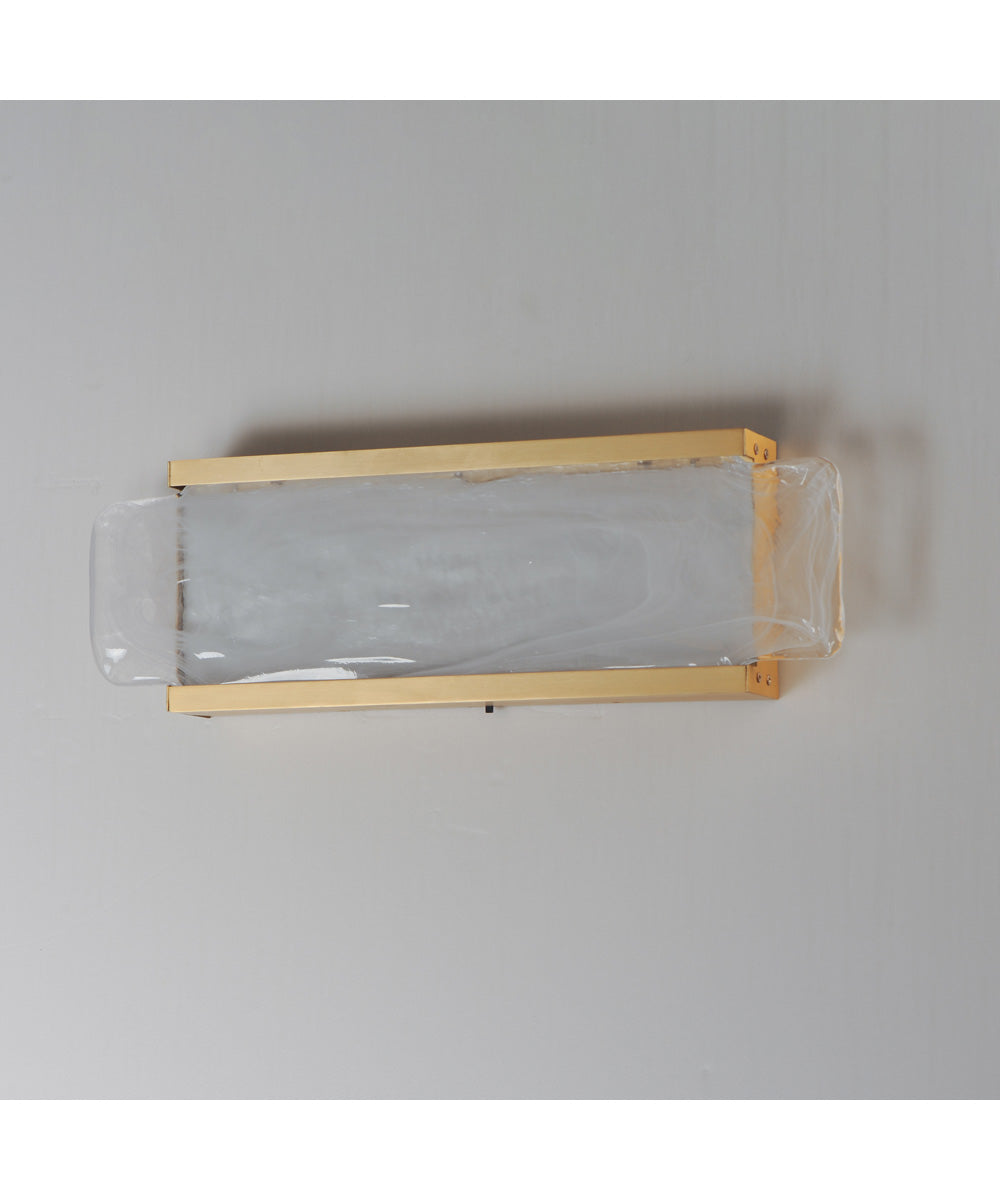 Celine 16 inch LED Bath Vanity Natural Aged Brass