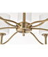 Liam 9-Light Chandelier Burnished Brass