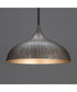 Fleur Large 1-Light Pendant Black / Gold