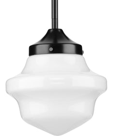 School House 1-Light Mini-Pendant Matte Black