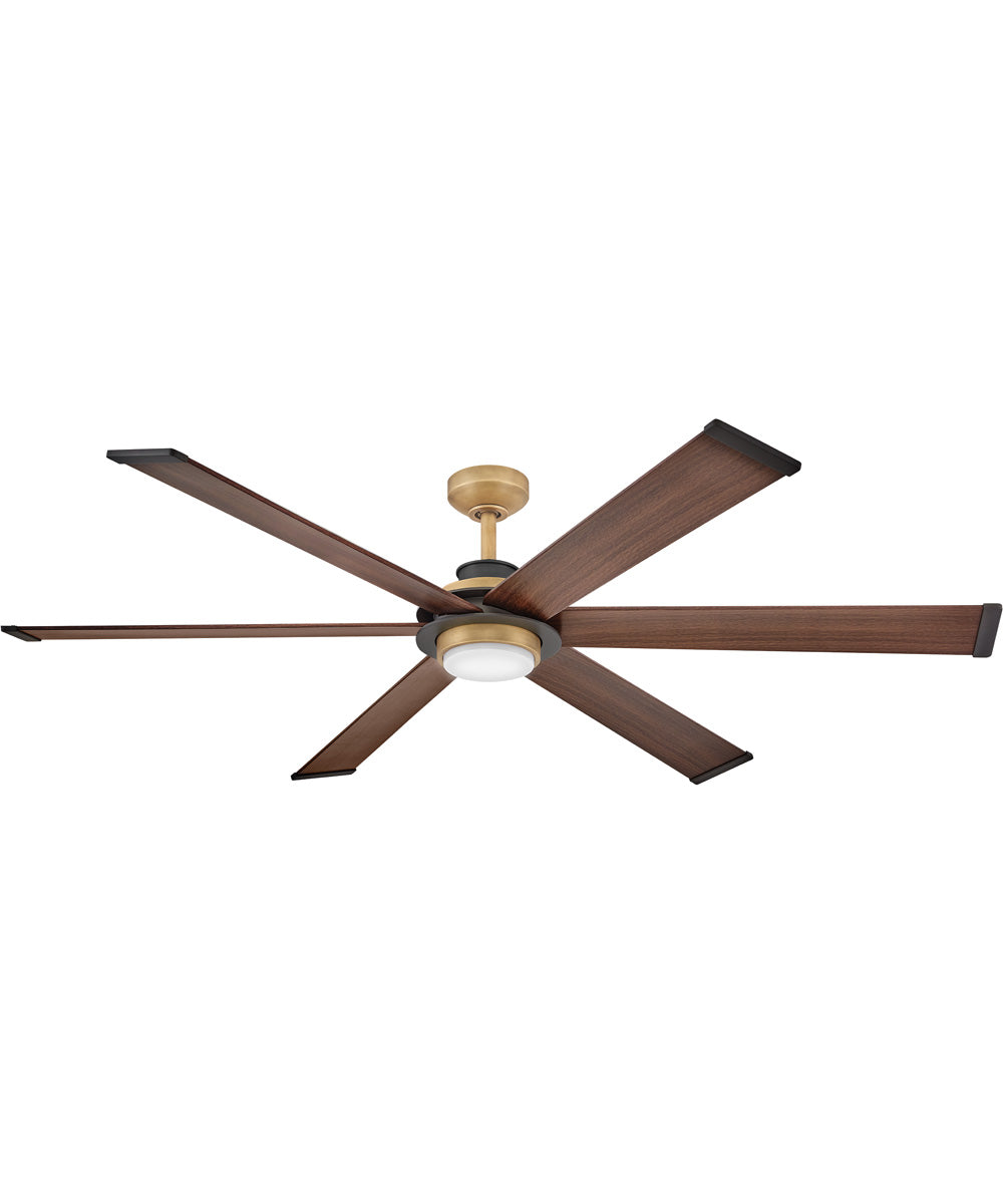 Andros 64" LED Smart Fan Heritage Brass
