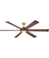 Andros 64" LED Smart Fan Heritage Brass