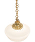16" Wide Revival Schoolhouse Traditional Globe Pendant