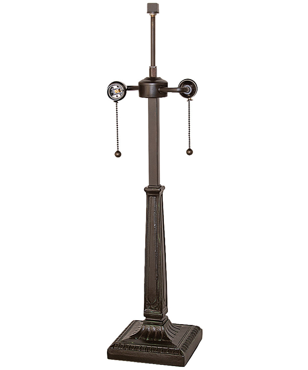 28" High Diamond Band Mission Table Lamp