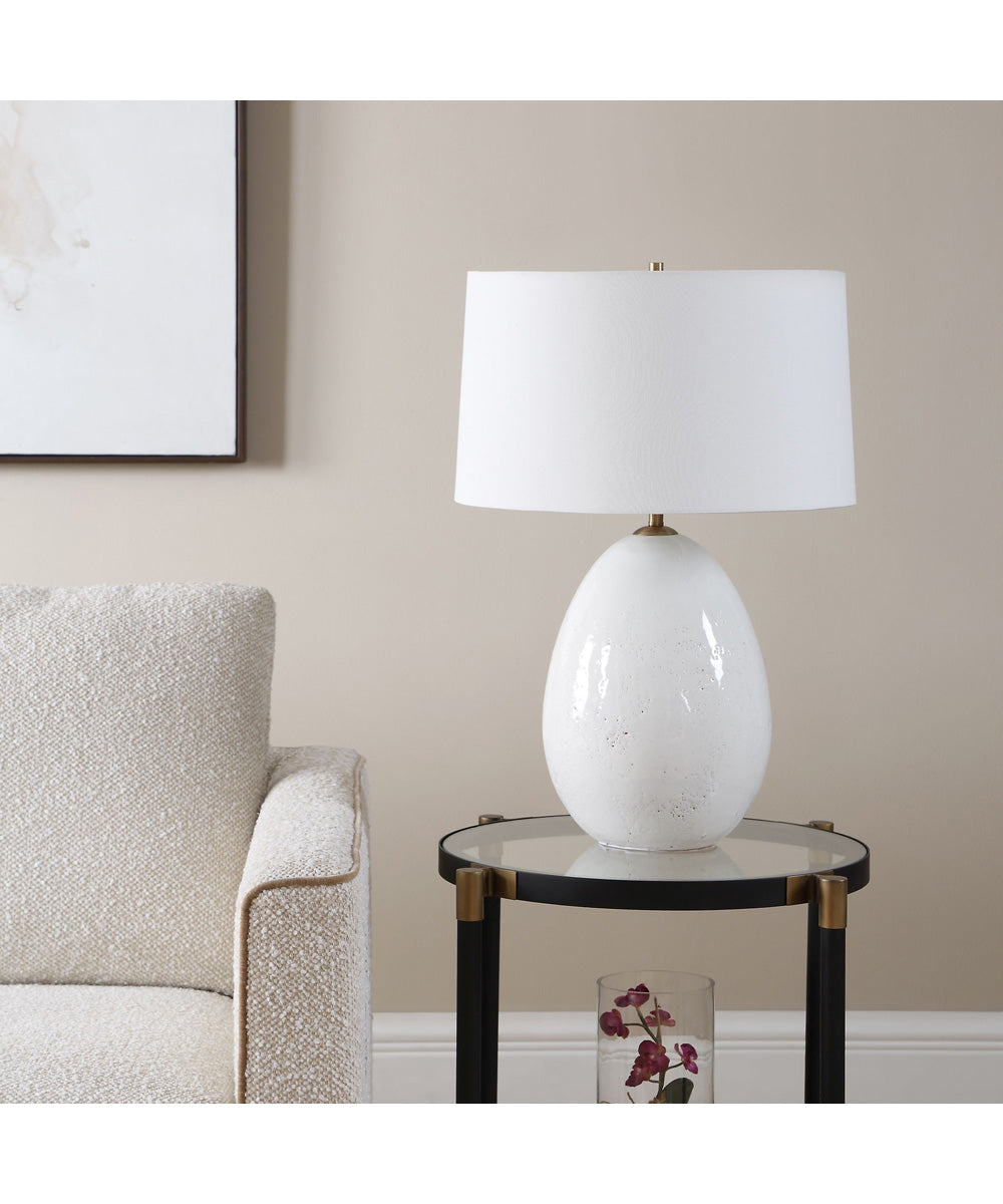 Avery White Glaze Table Lamp