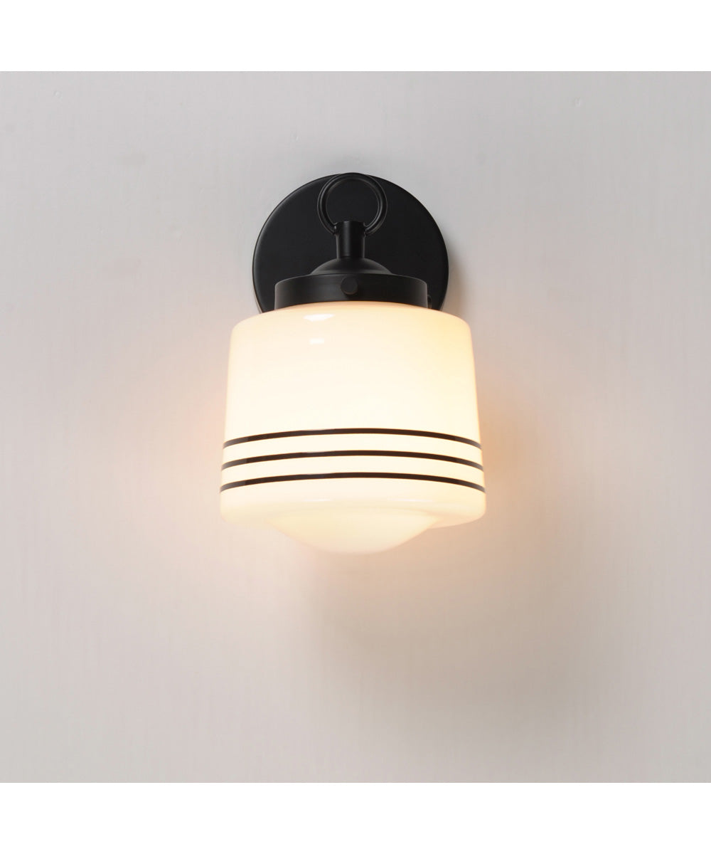Eureka 1-Light Wall Scone Black