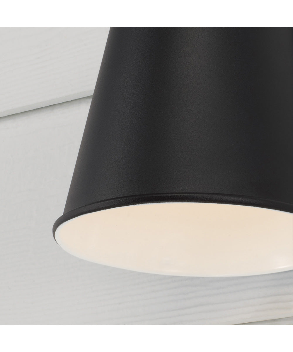 Yardley 1-Light Outdoor Wall-Lantern Black