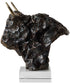 Bison Bust Bronze Sculpture