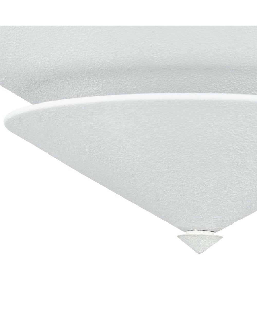 Pinellas 25 in. 4-Light Flush Mount White Plaster