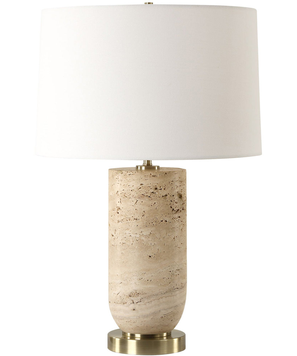Aubrey Travertine Table Lamp