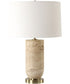 Aubrey Travertine Table Lamp