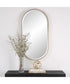 Lago Oval Gold Mirror