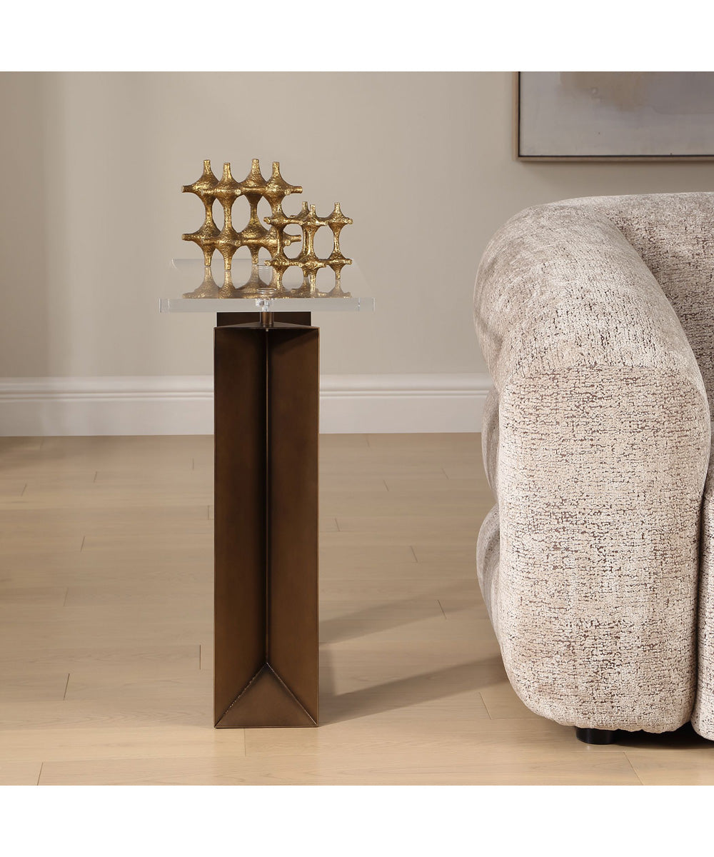 McElroy Modern Bronze Side Table