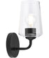 Celino 1-Light Wall Sconce Black