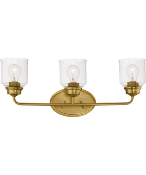 Acadia 3-Light Bath Vanity Natural Aged Brass