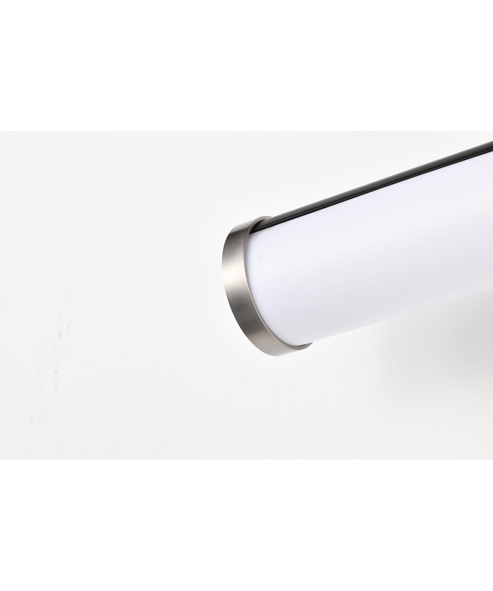 Solano  Vanity & Wall Black / Brushed Nickel