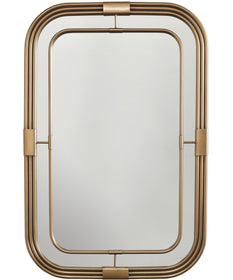 Mirror Decorative Mirror Aged Brass Mirror