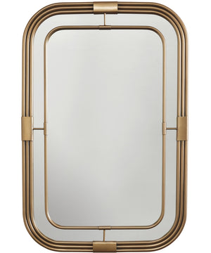 Mirror Decorative Mirror Aged Brass Mirror