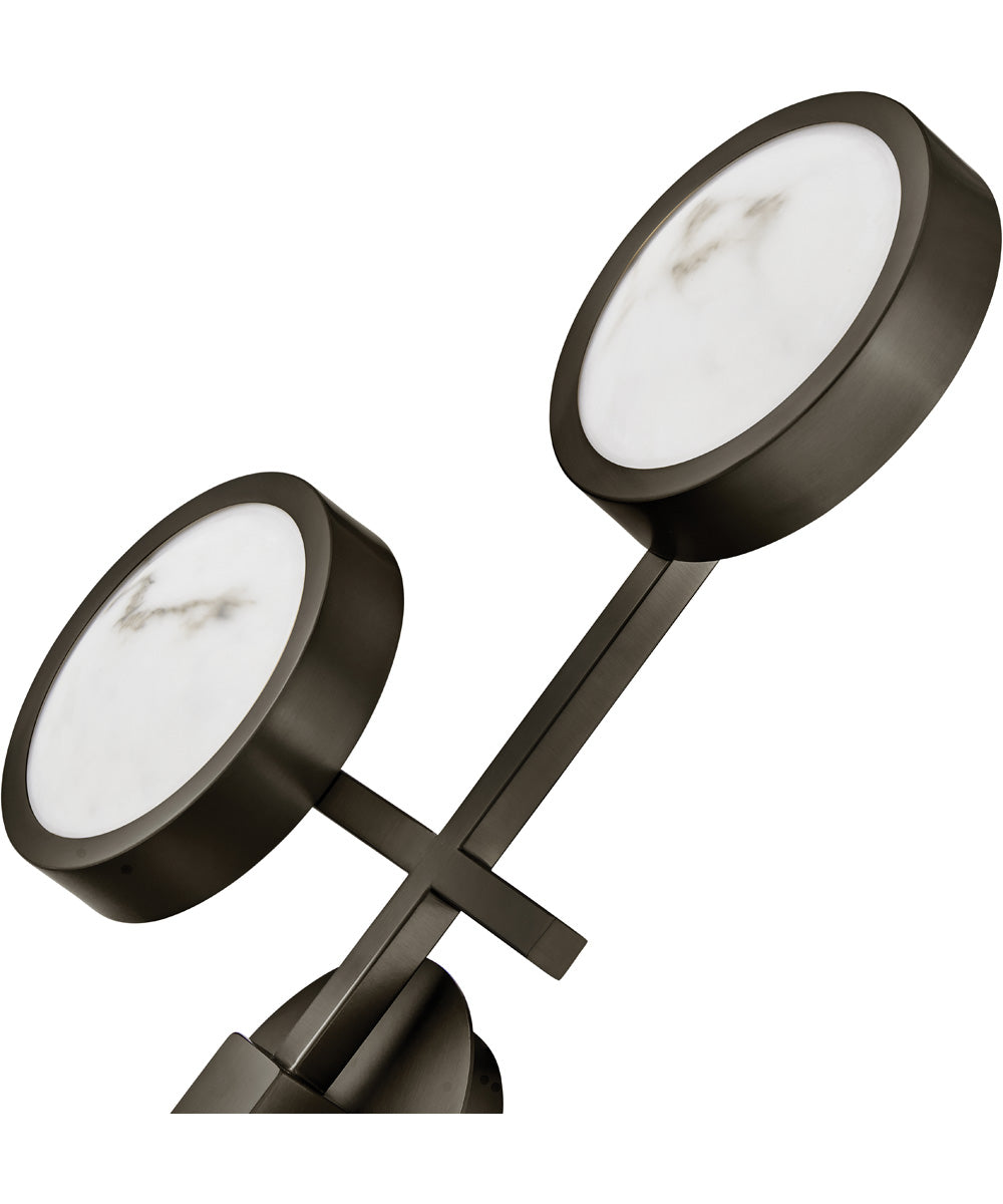 Cava LED-Light Large Flush Mount in Black Oxide