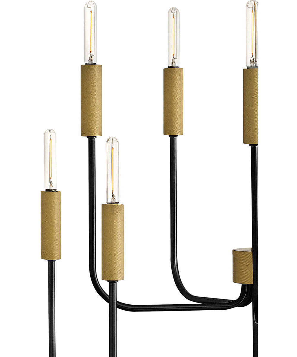 Austen 10-Light Medium Multi Tier in Black