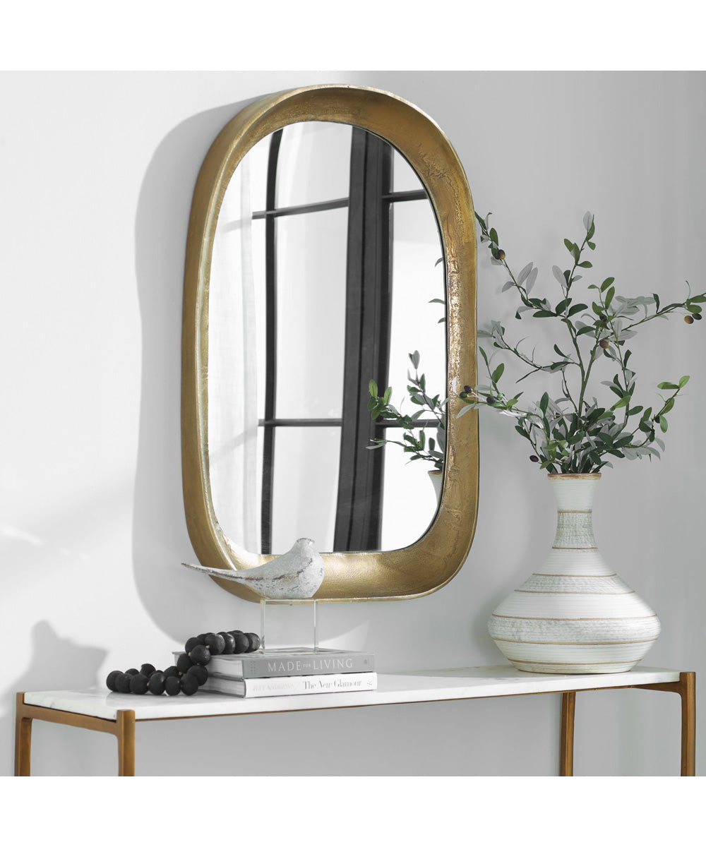 Bradano Brass Arch Mirror