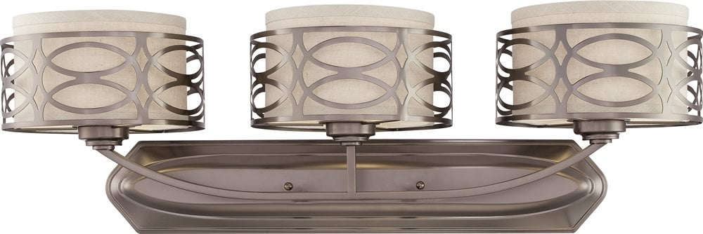 31"W Harlow 3-Light Vanity & Wall Hazel Bronze