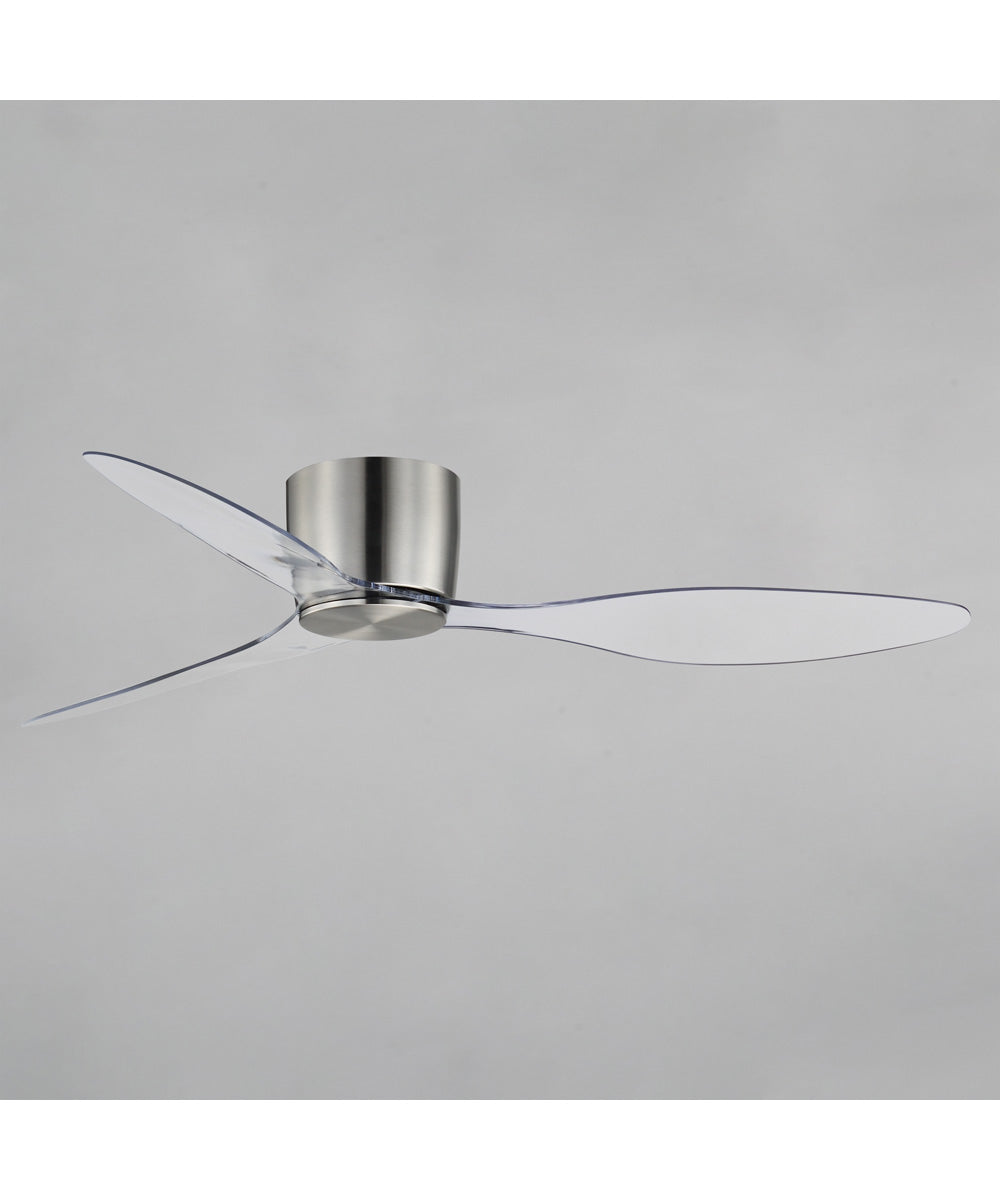 Aeris 52 inch 3-Blade Hugger Fan Satin Nickel
