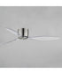 Aeris 52 inch 3-Blade Hugger Fan Satin Nickel