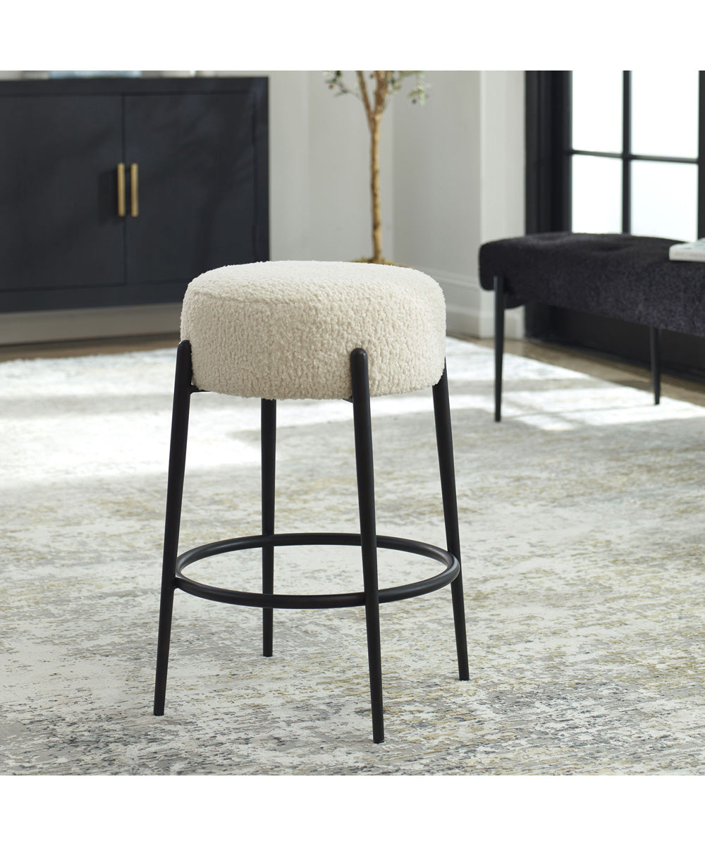Arles Plush Counter Stool