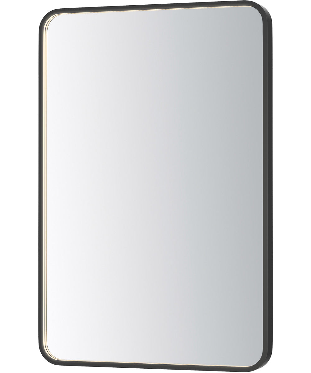 Elisse 24''X36'' Rectangle LED Mirror Black