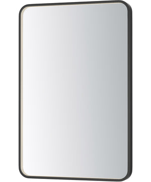 Elisse 24''X36'' Rectangle LED Mirror Black