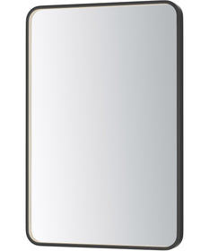Elisse 24''X36'' Rectangle LED Mirror Black