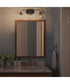 Ilia 3-Light Bath Vanity with Clear Glass Shade Polished Chrome