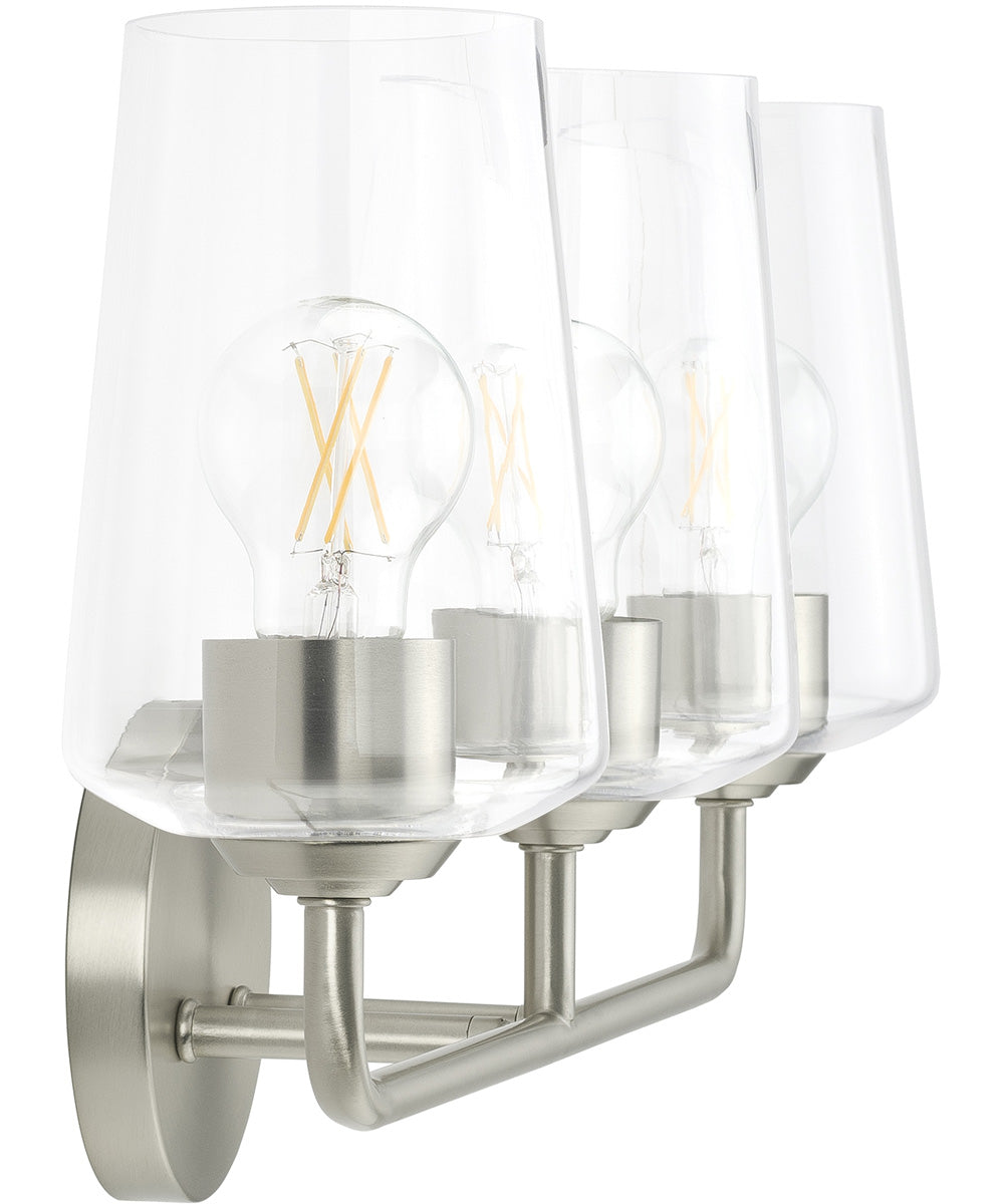 Celino 3-Light Bath & Vanity Brushed Nickel