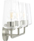 Celino 3-Light Bath & Vanity Brushed Nickel