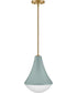 Haddie 1-Light Small Pendant in Seafoam