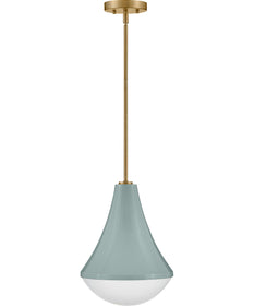 Haddie 1-Light Small Pendant in Seafoam