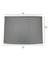 14x15x10 Gray Butcher Linen Drum Hardback Lampshade