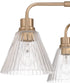 Pleated 6-Light Lighting Premium Bronze