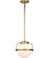 Lakeshore 1-Light Pendant Natural Brass