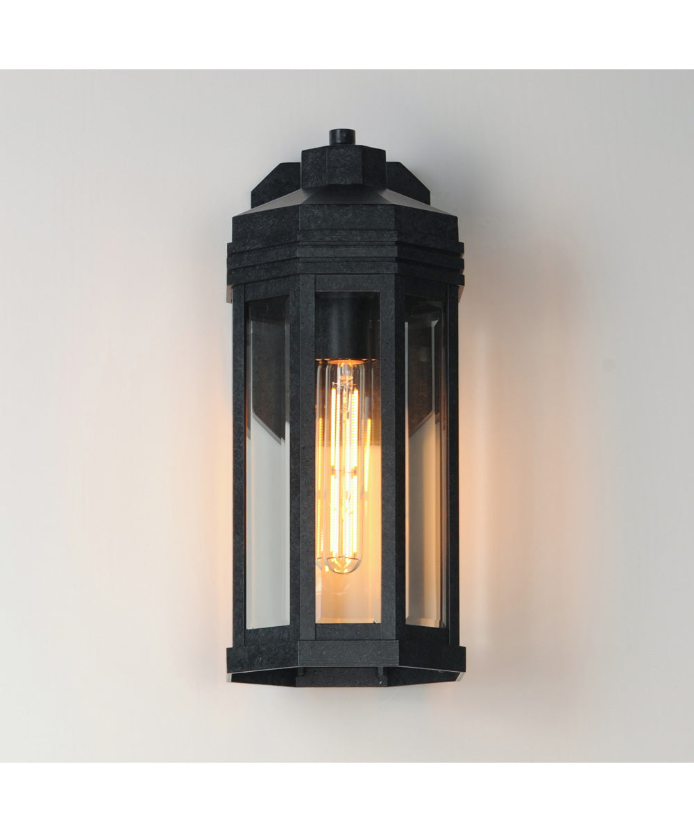 Wright 1-Light Outdoor Wall Sconce Black Patina