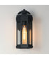 Wright 1-Light Outdoor Wall Sconce Black Patina