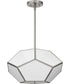 Latham 18 in. 3-Light Flush Mount Brushed Nickel