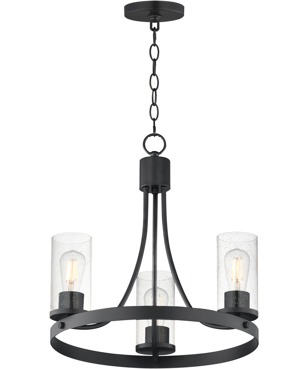 Livingston 3-Light Chandelier Black