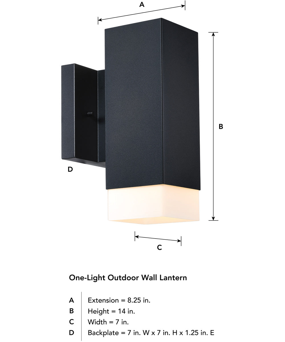 Willowsong Outdoor Wall Sconce Black