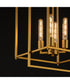 Gridline Large Pendant Natural Aged Brass