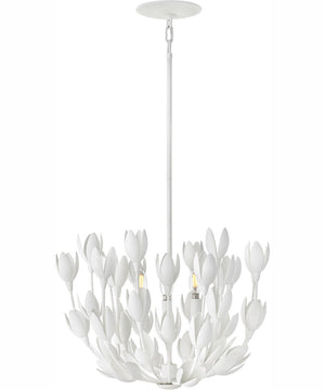 Flora 3-Light Large Convertible Semi-Flush Mount in Textured Plaster