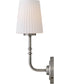 McKenna 1-Light Medium Single Light Sconce in Antique Nickel