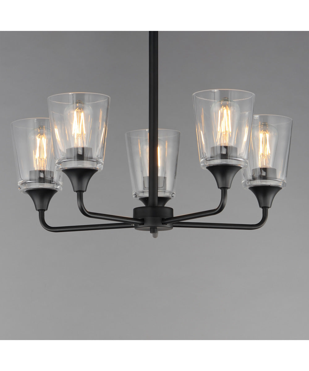 Hudson 5-Light Chandelier Black