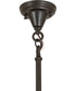 13" Wide Revival Schoolhouse Tiered Globe Pendant